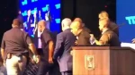 Netanyahu taken off stage in campaign event after rockets fired from Gaza
 2
