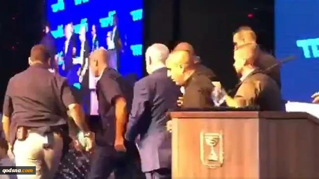 Netanyahu taken off stage in campaign event after rockets fired from Gaza
 2