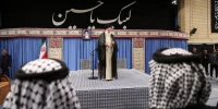 لقاء اصحاب المواكب العراقية مع قائد الثورة الاسلامية 4