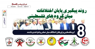 اینفوگرافی/ مراحل پایان اختلافات میان گروه های فلسطینی
