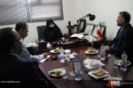 دیدار دکتر امیرعبدالهیان از مجموعه خبرگزاری قدس 3