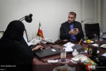 أمیر عبداللهیان یزور وکالة القدس للأنباء وجمعیة الدفاع عن الشعب الفلسطینی 9