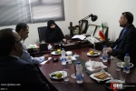 أمیر عبداللهیان یزور وکالة القدس للأنباء وجمعیة الدفاع عن الشعب الفلسطینی 19