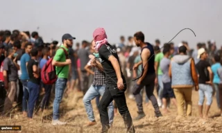 مجروحیت 49 فلسطینی در راهپیمایی «کودکان شهید فلسطین»