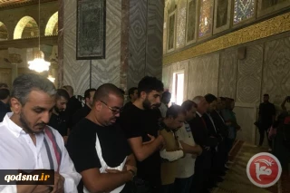 نماز سعودی ها در قدس قبل از آزاد سازی فلسطین+ عکس