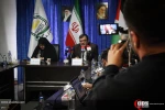 At a press conference on 