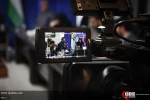 At a press conference on 