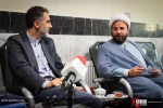 دیدار مدیرعامل خبرگزاری قدس و معاون دبیرکل جمعیت دفاع از ملت فلسطین با امام جمعه شهر قدس 12