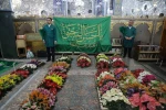 گل آرایی حرم حضرت زینب سلام الله علیها با بیش از ۲۵۰۰۰ شاخه گل اهدایی بانیان ایرانی  4