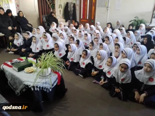 مراسم سرداردلهاحاج قاسم سلیمانی درمدرسه دخترانه اندیشه بابل 5
