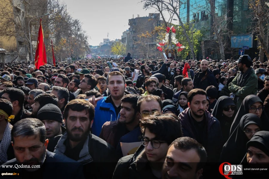 The epic and millions of people in Tehran attend the funeral of Maj. Haj Qasem Soleimani 6