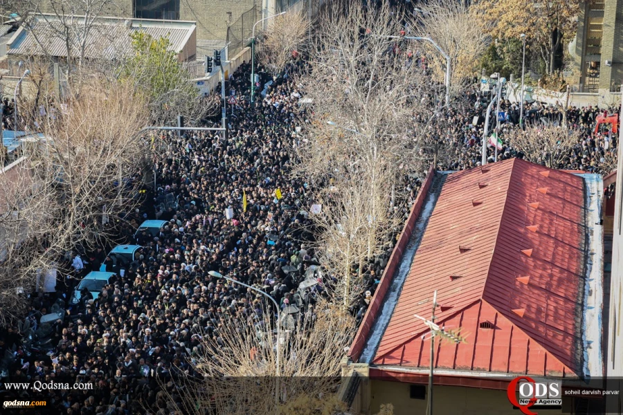 The epic and millions of people in Tehran attend the funeral of Maj. Haj Qasem Soleimani 8