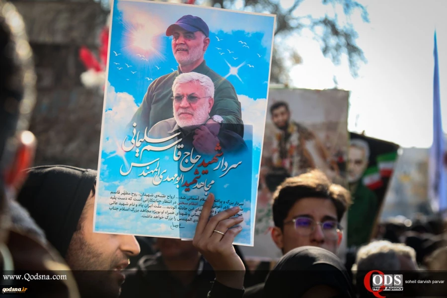 The epic and millions of people in Tehran attend the funeral of Maj. Haj Qasem Soleimani 11