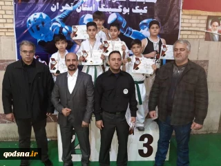 کسب عنوان قهرمانی تیم جمعیت دفاع از ملت فلسطین در رقابتهای کیک بوکسینگ تهران