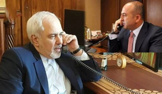 في إتصال هاتفي بين ظريف ونظيره التركي؛

إيران وتركيا تؤكدان ضرورة إتخاذ العالم الإسلامي موقف حاسم من بيع فلسطين