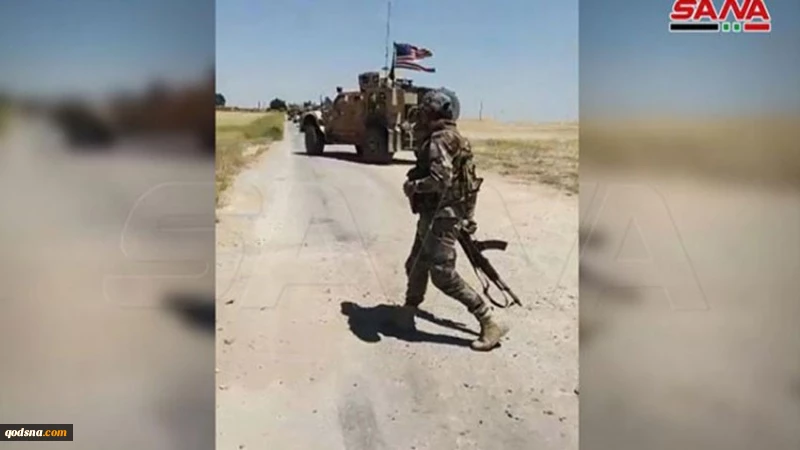 Pasukan Suriah Blokade Jalur Konvoi Militer AS
 2