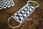كمامة بلون الكوفية الفلسطينية للحماية من كورونا  10