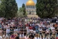 برگزاری نماز جمعه در مسجدالاقصی با حضور 20 هزار فلسطینی