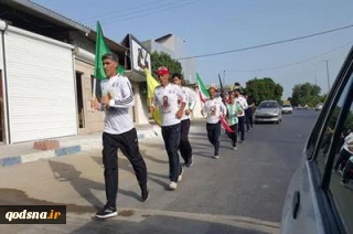 حرکت نمادین دو و میدانی‌کاران دانشگاه مازندران