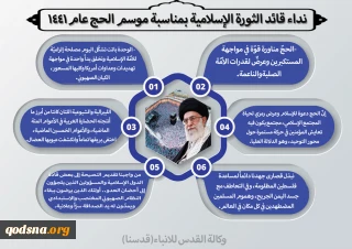 ملخص نداء قائد الثورة الإسلامية الى حجاج بيت الله الحرام
