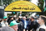 بازدید «اسماعیل هنیه» از یادبود شهدای صبرا و شتیلا در لبنان 2