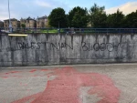 'Palestinian blood' painted across Scottish football stadium ahead of match with Israel

 2