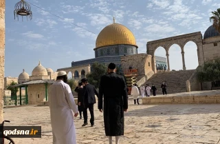 همزمان با سال نو یهودی؛ شهرک نشینان صهیونیست به مسجدالاقصی یورش بردند