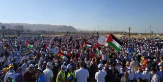 حمله ارتش صهیونیستی به راهپیمایی فلسطینی‌ها علیه طرح« الحاق»