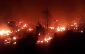 حزب‌الله به آتش کشیده شدن اردوگاه آوارگان سوری در شمال لبنان را محکوم کرد