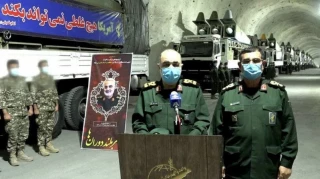 الحرس الثوري يزيح الستار عن قاعدة صاروخية في الخليج الفارسي