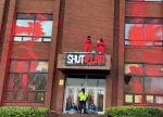 Activists protest at Israeli-owned weapons manufacturer
 2
