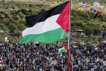 Zionist troops fired tear gas canisters and stun grenades towards the participants who commemorated Land Day causing many to suffocate due to excessive tear gas inhalation.