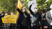 تجمع اعتراضی مردم تهران در محکومیت عادی سازی روابط حکام عرب با رژیم اشغالگر قدس 14