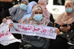 اعتصام عوائل الشهداء المستمر امام مؤسسة الشهداء والجرحى 4