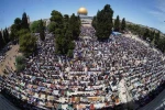 مشارکت 70 هزار فلسطینی در نماز جمعه مسجدالاقصی در روز جهانی قدس (تصویر) 2