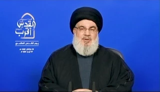 في كلمة متلفزة لمناسبة يوم القدس العالمي

السيد نصر الله: علامات الافول والوهن تظهر على كيان الاحتلال/ تمسّك الفلسطينيّين بحقّهم هو الّذي يعطي المشروعيّة لكلّ محور ​المقاومة​