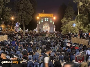 قدرتی که صهیونیست‌ها توان مقابله با آن را ندارند/

تصاویری از حضور باشکوه 90 هزار فلسطینی در مسجدالاقصی در آخرین شب قدر 2