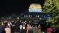 تصاویری از حضور باشکوه 90 هزار فلسطینی در مسجدالاقصی در آخرین شب قدر