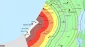 The distance between the Zionist cities and Gaza