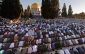 100هزار فلسطینی نماز عید فطر را در مسجدالاقصی اقامه کردند