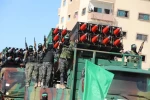 عرض عسكري لكتائب القسام احتفالا بانتصار المقاومة الفلسطينية 2