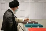 قائد الثورة الاسلامية يدلي بصوته في الانتخابات الرئاسية 4
