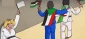 کاریکاتوریست فلسطینی تحریم ورزشی صهیونیست ها را ستایش کرد