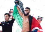Yazan Jaber of Palestine wins gold medal in finals Asian Championship MMA