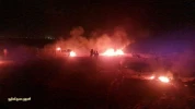 حضور گسترده جوانان در راهپیمایی خشم شب دراطراف غزه 4