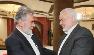 در گفت و گوی  تلفنی اسماعیل هنیه به زیاد نخاله؛

حماس آزادی اسرای فلسطینی را به جهاد اسلامی تبریک گفت 3