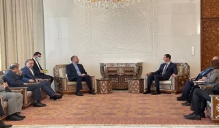 الرئيس الأسد يبحث مع وزير الخارجية الإيراني تطورات الأحداث على الساحتين الإقليمية والدولية