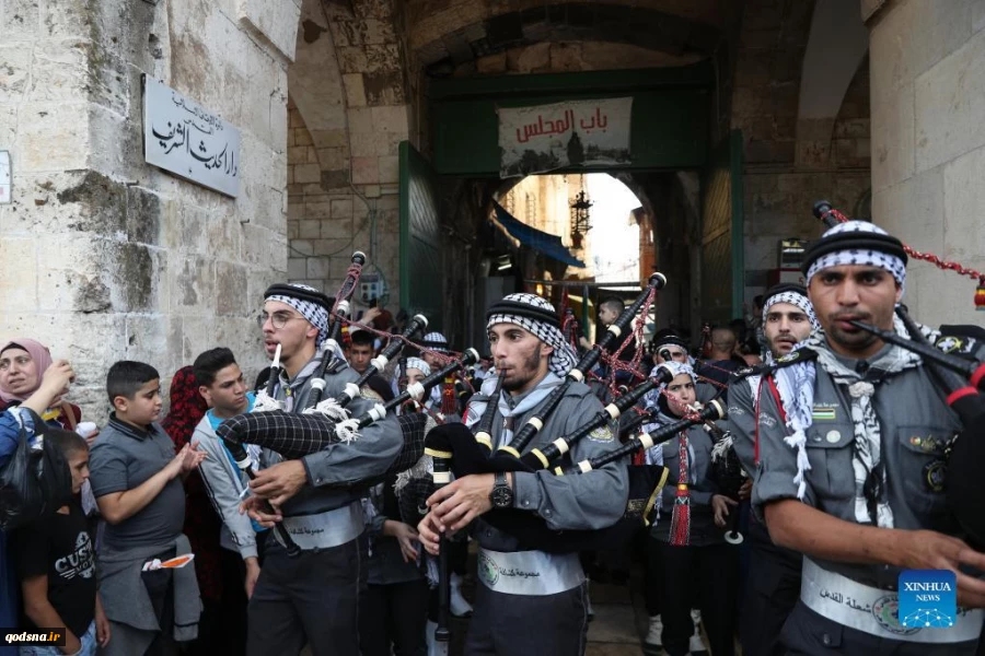 Palestinians celebrate Prophet Muhammad's birthday in Old City of Jerusalem
 2