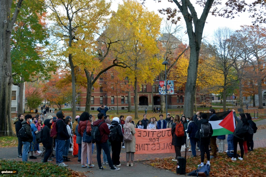 Harvard Out of Occupied Palestine protests for divestment in Israel-linked companies
 2