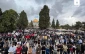 مشارکت گسترده 45 هزار فلسطینی در نماز جمعه مسجد الاقصی (عکس)
